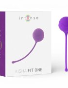  Bilă kegel INTENSE Kisha Fit One din silicon medical fără ftalați culoare mov dimensiuni 4 x 13 cm