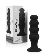 BLACK & SILVER Plug Anal BLACK&SILVER SCOTT din silicon 12.5 cm