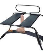 BLUSH Scaun pentru sex Temptasia Surrender Sex Chair mobilier erotic pentru poziții sexuale cu dildo vibrator inclus negru