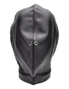 BOUND TO PLEASE Cagula - Blackout Hood pentru jocuri erotice BDSM Neagra N12243