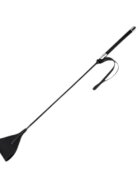 BOUND TO PLEASE Cravaşă - Riding Crop accesoriu jocuri erotice BDSM 7.5 cm Neagra