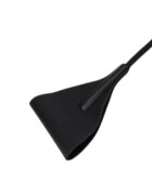 BOUND TO PLEASE Cravaşă - Riding Crop accesoriu jocuri erotice BDSM 7.5 cm Neagra