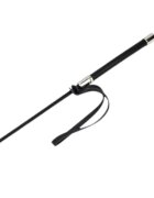 BOUND TO PLEASE Cravaşă - Riding Crop accesoriu jocuri erotice BDSM 7.5 cm Neagra