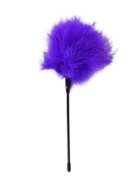 BOUND TO PLEASE Puf de gadilat - Feather ideal pentru jocuri senzoriale mov