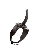 CALEXOTICS Strap-on pentru picior Onyxxx Thigh Strap with Silicone Probe cu dildo inclus lungime 12.7 cm negru