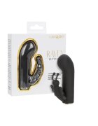 CALEXOTICS Vibrator Raven Butterfly cu stimulator dublu pentru clitoris și punctul G 10 funcții de vibrație rezistent la apă IPX7 negru