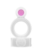 CASUAL LOVE Inel vibrator pentru penis Vibrating Ring for Couples pentru erecții puternice și stimulare clitoris transparent