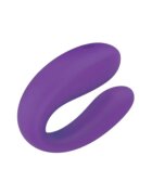 CLARA MORGANE Vibrator - SWEET COUPLE pentru stimularea punctului G si a clitorisului cupluri mov cutie galbena