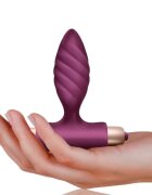 CLIMAXIMUM Plug anal Oryx bază cu vibrator bullet 10 funcții de vibrații diametru 3 cm rezistent la apă IPX7 mov