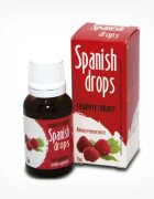COBECO Picaturi afrodisiace Spanish Fly cu aroma Raspberry Romance - Zmeura unisex pentru cresterea libidoului 15 ml