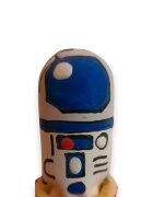 CONDOMERIE Prezervativ decorativ artistic Robot pictat manual stil boem din latex