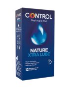 CONTROL Prezervative - NATURE extra lubrifiere 54 mm 12 buc