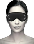 COQUETTE Mască Fantasy Blind Mask pentru jocuri erotice BDSM din piele vegană ajustabilă culoare negru
