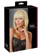 COTTELLI Perucă sexy Accessoires pentru jocuri erotice și costume roleplay bob scurt cu breton culoarea blond