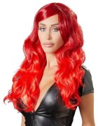 COTTELLI Perucă sexy Accessoires pentru jocuri erotice și costume roleplay cu păr lung și ondulat culoarea roșcat intens