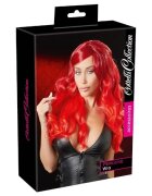 COTTELLI Perucă sexy Accessoires pentru jocuri erotice și costume roleplay cu păr lung și ondulat culoarea roșcat intens