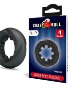 CRAZY BULL Inel pentru penis Daquez cu design ergonomic din silicon rezistent la apă diametru intern 30 mm (model 4)