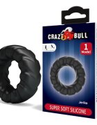 CRAZY BULL Inel pentru penis Jeriko cu design ergonomic din silicon rezistent la apă diametru intern 27 mm (model 1)