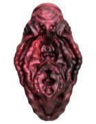 CREATURE COCKS Jucărie erotică Xeno Pussy în formă de vagin galactic texturat pentru stimularea zonelor intime mov