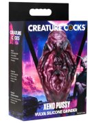CREATURE COCKS Jucărie erotică Xeno Pussy în formă de vagin galactic texturat pentru stimularea zonelor intime mov