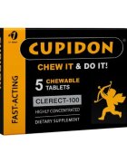 CUPID LABS Capsule masticabile CUPIDON Chew it & Do it! susțin erecțiile ferme și de durată cu formulă inovatoare CLERECT-100 5 buc