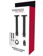 DARKNESS Catuse pentru jocuri erotice - Bondage Door ajustabile negre