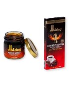 Diblong Pachet pentru cupluri: Supliment alimentar cu miere Power Honey 43g 1 buc + Supliment alimentar tip cafea Energy Coffee 1 buc