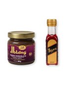 Diblong Pachet pentru cupluri: Supliment alimentar sub formă de ciocolată tartinabilă pentru femei Energy Chocolate for Ladies 1 buc + Supliment alimentar Energy Shot 1 buc