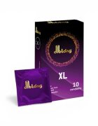 Diblong Prezervative XL lubrifiate din latex 55 ± 2 mm 10 buc