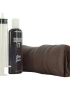 Doc Johnson Masturbator Squirting Pussy simulare vaginală realistă cu lichid Joy Juice inclus maro 14 cm