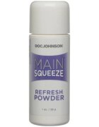Doc Johnson Pudră Main Squeeze Refresh Powder pentru întreținerea jucăriilor sexuale 28 g