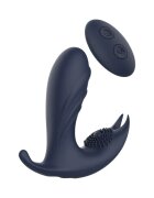 DREAM toys Aparat de masaj Startroopers Atomic pentru stimulare anală punctul P și perineu 10 funcții de vibrație albastru