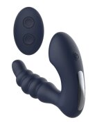 DREAM toys Aparat de masaj Startroopers Voyager pentru stimulare anală și punctul P 7 funcții de vibrație albastru