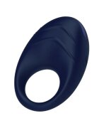 DREAM toys Inel vibrator pentru penis Glam Vibrating Cockring 7 funcții de vibrație 3 viteze rezistent la apă IPX7 albastru
