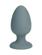 DREAM toys Plug anal Nude Sage Butt Plug cu bilă mișcătoare rezistent la apă lungime 8 cm diametru 4 cm gri