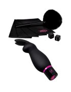DREAM toys Set Sex Room Raunchy Kit set 6 produse pentru stimularea prostatei cu vibrator puf de gâdilat zaruri și mască