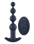 DREAM toys Vibrator anal Startroopers Apollo control prin telecomandă 10 funcții de vibrație rezistent la apă IPX6 albastru