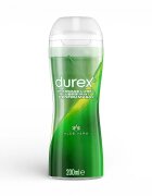DUREX Lubrifiant si gel de masaj Aloe Vera cu efect 2 in 1 200 ml