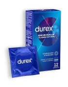 DUREX Prezervative clasice Originals Classic Natural lubrifiate si rezistente 56mm 1 cutie x 12 buc