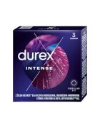 DUREX Prezervative cu striații Intense cu efect de stimulare clitoridiană și intensificare orgasm feminin 56 mm 1 cutie x 3 buc