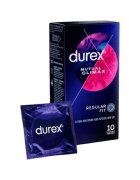 DUREX Prezervative cu striatii Mutual Climax regular fit cu efect de stimulare clitoridiana si intarziere ejaculare 56 mm 1 cutie x 10 buc