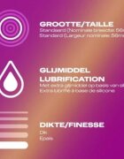 DUREX Prezervative cu striatii Pleasuremax 56 mm 1 cutie x 10 buc