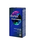 DUREX Prezervative Performa regular fit efect de intarziere ejaculare 56 mm 1 cutie x 12 buc