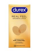 DUREX Prezervative subtiri RealFeel fara latex senzatie naturala 56 mm 1 cutie x 12 buc