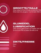DUREX Prezervative ultra subtiri Thin Feel Extra Lubrifiate 56 mm 1 cutie x 12 buc