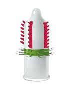 EGZO Prezervativ stimulator Dulce Bombero - Medium cu texturi proeminente și țepi flexibili din latex diametru 52 mm 1 buc