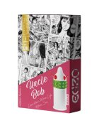 EGZO Prezervativ stimulator Uncle Bob Pink - Medium cu bile și texturi proeminente din latex diametru 52 mm 1 buc.