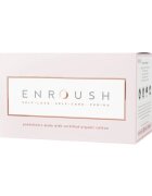 ENROUSH Absorbante zilnice Pantyliners cu bumbac 100% organic ultra-subțiri hipoalergenice cu pH echilibrat 24 buc