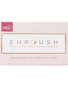 ENROUSH Absorbante zilnice Pantyliners Ultra Thin cu bumbac 100% organic ultra-subțiri hipoalergenice cu pH echilibrat 24 buc