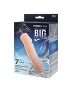 EXCELLENT POWER Duș anal Big Splash 7 Inch în formă de dildo realist cu furtun inclus atașare ușoară la robinet culoarea pielii